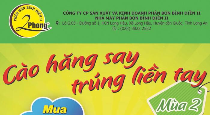 CHƯƠNG TRÌNH CÀO HĂNG SAY TRÚNG LIỀN TAY TIẾP NỐI MÙA 2